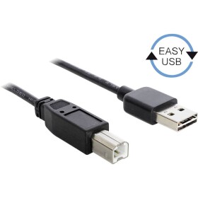 Delock USB kábel USB čierna