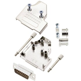 TRU COMPONENTS TCMHDM3515DMPK 7708804 sada D-SUB kolíkové lišty 35 ° Pólov: 15 spájkovaný 1 ks; 7708804