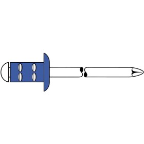 Gesipa 1464883 slepý nit (Ø x d) 4 mm x 13 mm ocel ocel 50 ks; 1464883