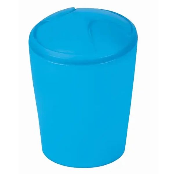 Spirella MOVE výklopný odpadkový kôš 5 L modrý / plast (7610583095848)