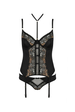 Korzet Casmir Divine farba:čierna L/XL