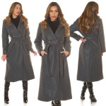 Sexy Koucla Musthave Coat with buttons anthracite Einheitsgroesse