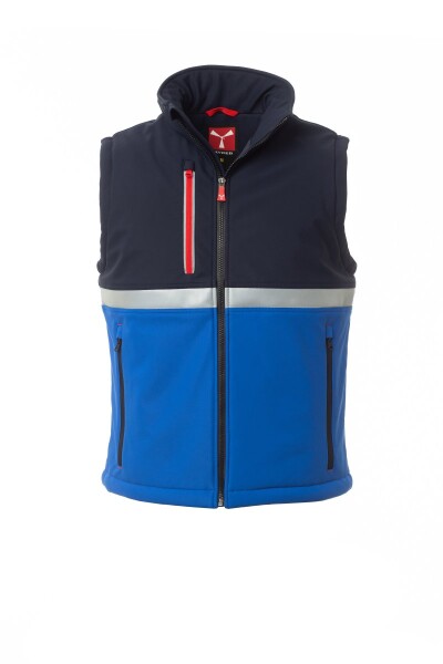 Pánska softshellová vesta Payper WISE PAD VEST Farba: Kráľovská Modrá/ Námornícka Modrá, Veľkosť: 3XL (S008110489090063XL)