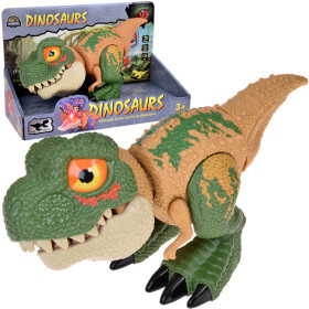 Mamido Pohyblivý dinosaurus Tyranosaurus Rex zvuk + svetlo zelený ZA5589