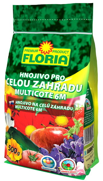 AGRO FLORIA Hnojivo pre celú záhradu Multicote 500 g