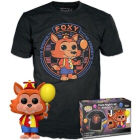 Funko POP! & Tee Box: FNAF - Balloon Foxy (Flocked) (XL)