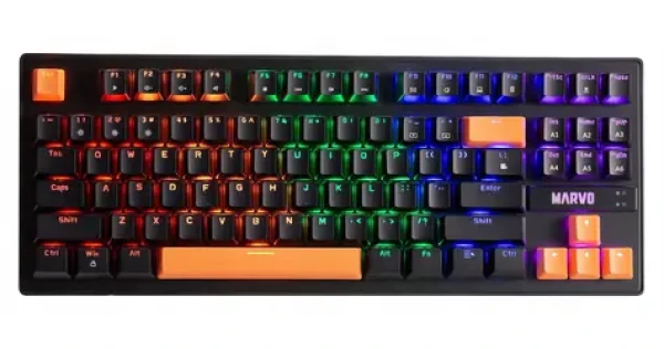 Marvo Krone KG901C / Mechanická klávesnica / Blue switch / 87 kláves / EN layout (KG901C EN)