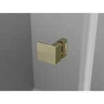 MEXEN/S - Lunar L Duo sprchovací kút dvere krídlové 85 x 75, transparent, zlato 834L-085L-075P-50-00