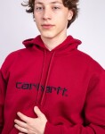 Carhartt WIP Hooded Carhartt Sweat Scarlet/Graphite M