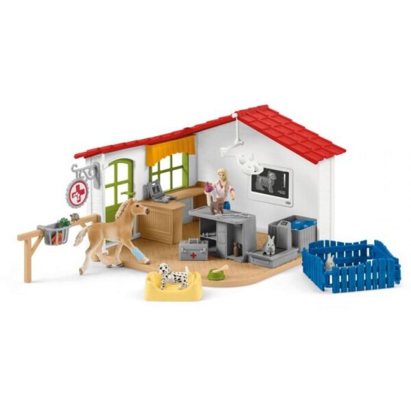 Schleich Farm World 42502 Veterinárna ordinácia pre domáce zvieratá