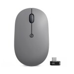 Lenovo Go USB-C optická myš, prenos bezdrôtový, bezdrôtový, 5 tlačidlo, 2400 dpi, sivá; GY51C21210