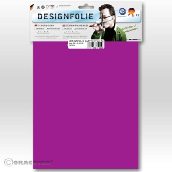 Oracover 70-013-B dizajnová fólie Easyplot (d x š) 300 mm x 208 mm kráľovská magenta; 70-013-B