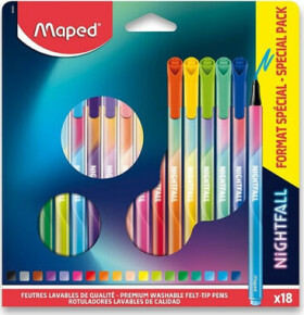 Maped Fixy Color´Peps Deco Nightfall 18 farieb (151171)