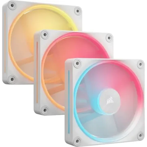 Corsair iCUE Link LX120- R RGB 3ks biela / 120mm / Hydraulic bearing / 400-2400 RPM /35.1 dB (CO-9051054-WW)