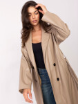Dámsky kabát IT PL A8393.81 Beige - Rue Paris one size béžová