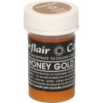 Gélová farba honey gold pastelová 25 g - Sugarflair - Sugarflair