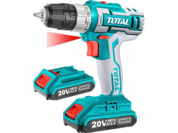 TOTAL-TOOLS TDLI200215 / Aku vŕtací skrutkovač / 20V / 1500 ot-min / 2x aku (TDLI200215)