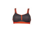 Dámska športová podprsenka Performance 5566 - Anita 90D černo-šedá