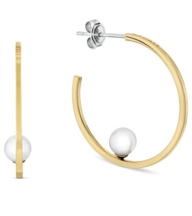 Tommy Hilfiger Pozlátené kruhy s perlou Semi-Precious Beads 2780964