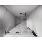 MEXEN/S - Lunar L sprchové dvere krídlové ľavé 90, transparent, chróm 834L-090-000-01-00-L