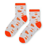 Dámske vzorované ponožky 099 ecru 38-40