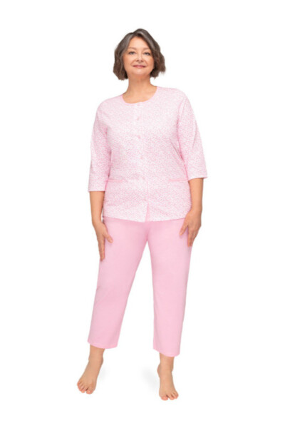 266 DÁMSKE PYŽAMO KASIA II Růžová 2XL