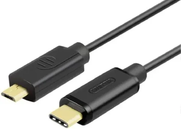 Unitek Y-C473BK čierna / Kábel / USB-C - Micro-USB / 1 m (Y-C473BK)
