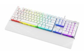 KRUX Frost RGB biela / Herná klávesnica / Drôtová / US layout / RGB (KRX0133)