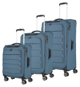 Travelite Skaii 4w S,M,L Blue S: 36 l / M: 62/67 l / L: 91/98 L TRAVELITE-92640-25