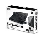 Cooler Master NotePal ErgoStand III / chladiaci podstavec / do 17 / 230mm fan / 21dB @ 800 RPM / USB hub / čierna (R9-NBS-E32K-GP)