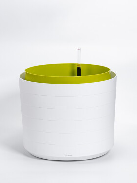 Plastia Samozavlažovacia veľkoobjemová nádoba Berberis 55 biela/zelená 55 cm