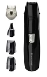 Remington PG180 Pilot čierna / zastrihávač fúzov / 3 nástavce / dĺžka 0.5 - 5 mm / Napájanie 2x batéria AA (PG180-R)