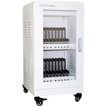 RealPower Powerstation 20 biela / nabíjacia skriňa pre 20 zariadení / 480W (4040895007148)