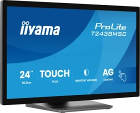 23,8" IIYAMA T2438MSC-B2 čierna / Dotykový monitor / IPS / Full HD / 120Hz / HDMI + DP / repro (T2438MSC-B2)