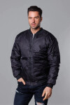Čierno-červená pánska bunda bomber (AK95-1A) -Goodlooking M