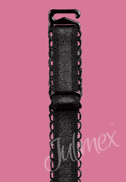 Látkové ramienka RB 394,395 10mm - Julimex 10 mm černá