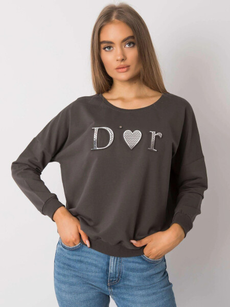 Dámska mikina RV BL 0192.55P Dark khaki - FPrice one size khaki-tm.Zelená