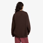 Mikina adidas Essentials Crew Fleece Oversized Aurora Coffee XS