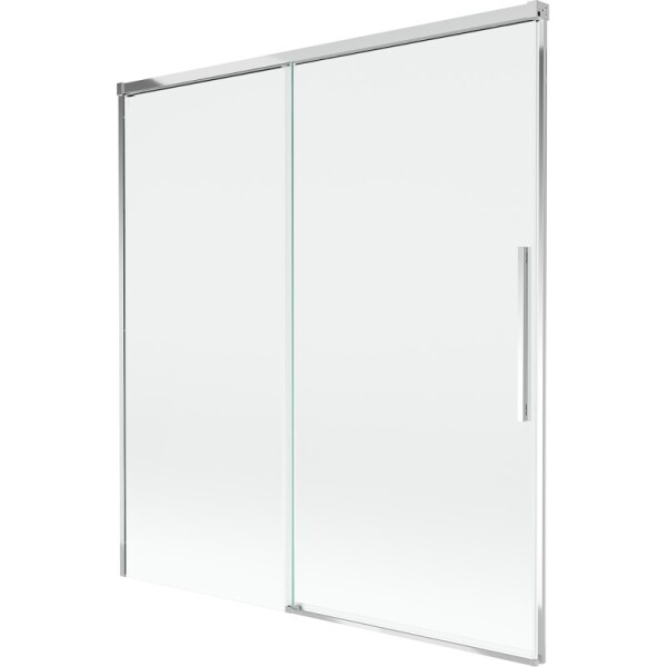 MEXEN/S - Rox vaňová zástena 2-krídlová posuvná 150 x 150, transparent, chróm 8C9-150-001-01-00