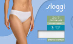 Dámske nohavičky sloggi 24/7 Cotton Lace Tai - biele - SLOGGI WHITE 40