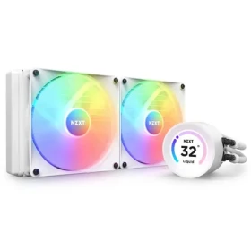 NZXT Kraken Elite RGB 280 biela / 2x 140mm / Fluid Dynamic Bearing / 34.48 dB @ 1500 RPM / 90.79 CFM / AMD + Intel (RL-KR28E-W1)