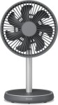 Duux Duux Fan | Rize Flex | Stand Fan | Grey | Diameter 21 cm | Number of speeds 4 | Oscilrokovion | 10 W | No