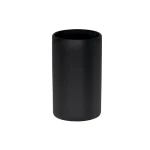Spirella TUBE-Matt kelímok na kefky matne čierny / keramika (7610583204851)