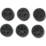 TRU COMPONENTS TC-MH18-2D203 tesniaca vložka s viacerými priechodmi M20 2 x 3.0 - 4.1 mm guma čierna 50 ks; TC-10820776