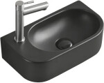 MEXEN - Viera umývadlo na dosku prawa 40 x 21, čierna mat 21274085R