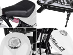 Mamido Detská elektrická motorka Chopper 24V biela