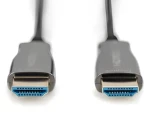 Digitus AK-330125-100-S čierna / Prepojovací kábel HDMI / AOC / 4K 60Hz / 18 Gbps / 10 m (AK-330125-100-S)