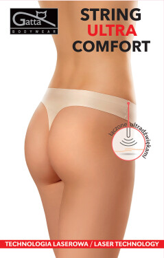 Dámske nohavičky string Gatta 41589 Ultra Comfort béžová/béžová M