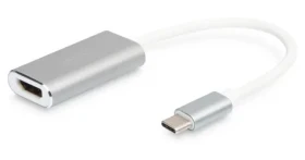 Digitus USB-C - HDMI biela / Adaptér / 4K 30 Hz / Dolby Surround / hliníkové púzdro (DA-70836)
