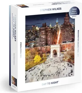 Galison Puzzle Washington Square Park vo dne v noci